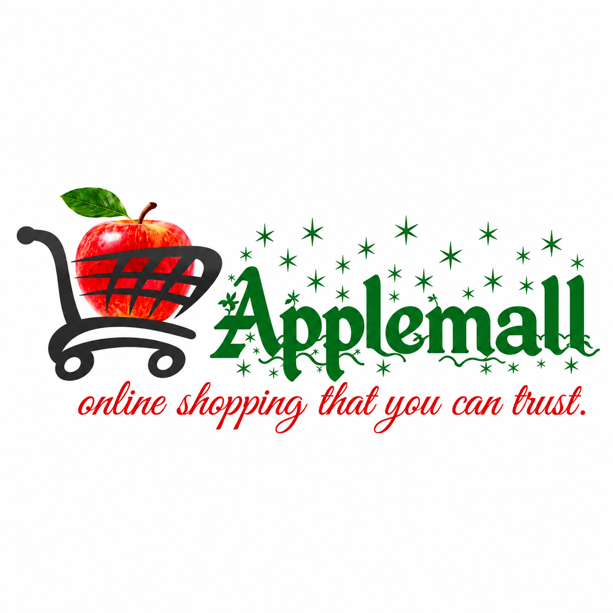 Shopping cart with fresh groceries