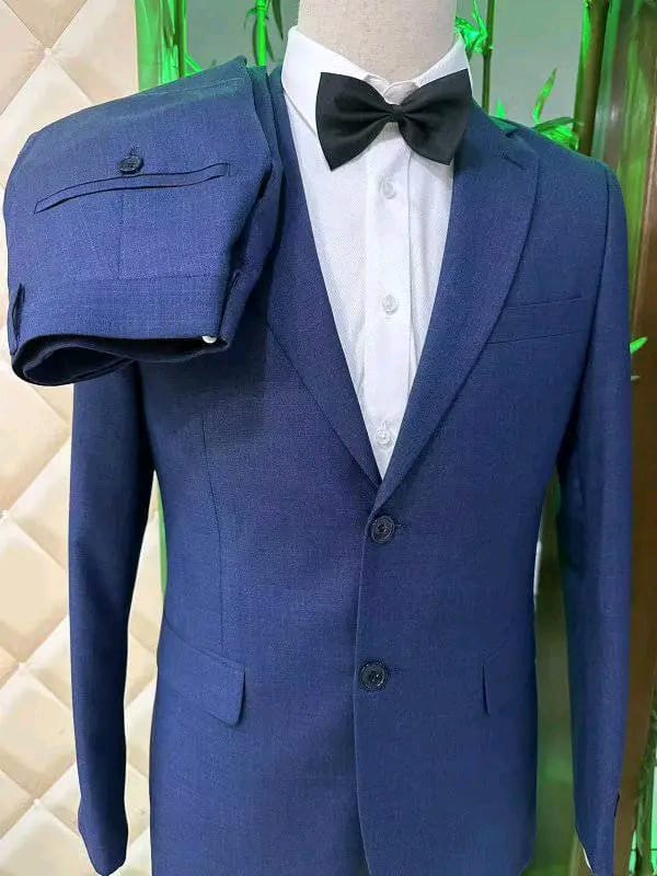 Carlo Bossi Men suit size 46-54 Navy blue