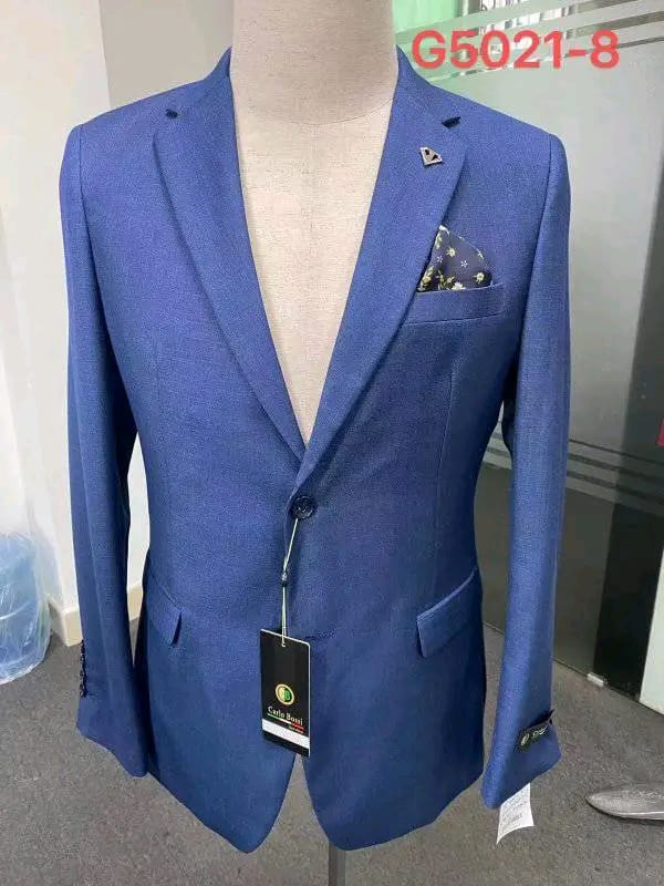 Carlo Bossi Men suit size 46-54 Navy blue