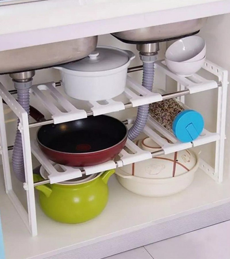 Under sink rack pool organizer - Image 2