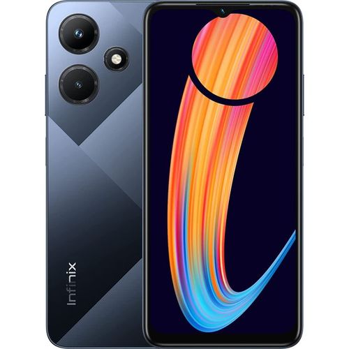 Infinix Hot 30 Play, 6.82", 128GB + 8GB RAM (Upto16GB), Dual SIM, 6000mAh, Mirage Black