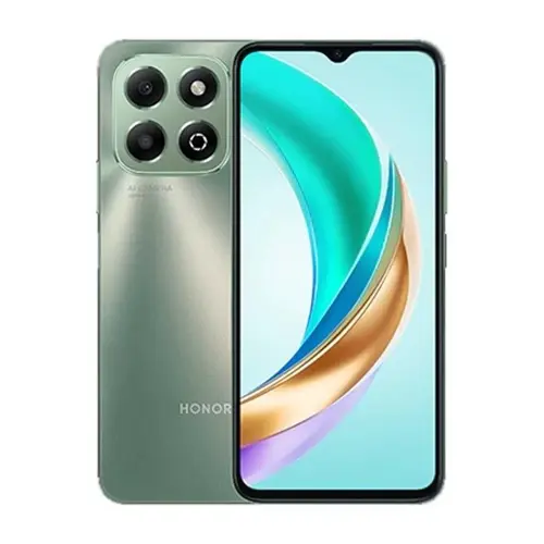 Honor X6B 256GB ROM 6GB RAM 6.56 inch DISPLAY Octa-core Fingerprint (side-mounted), 5200 mAh Android 14, Mediatek Helio G85 smartphones.