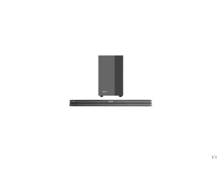 SB801K 2.1CH Sound Bar Subwoofer With Bluetooth Home Theater-Grey (1YR WRTY)