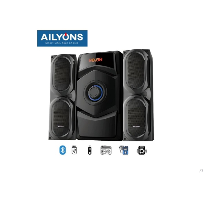 AILYONS ELP1601K 2.1CH Subwoofer Home Theater MultiMedia Speaker System ,(1YR WRTY)