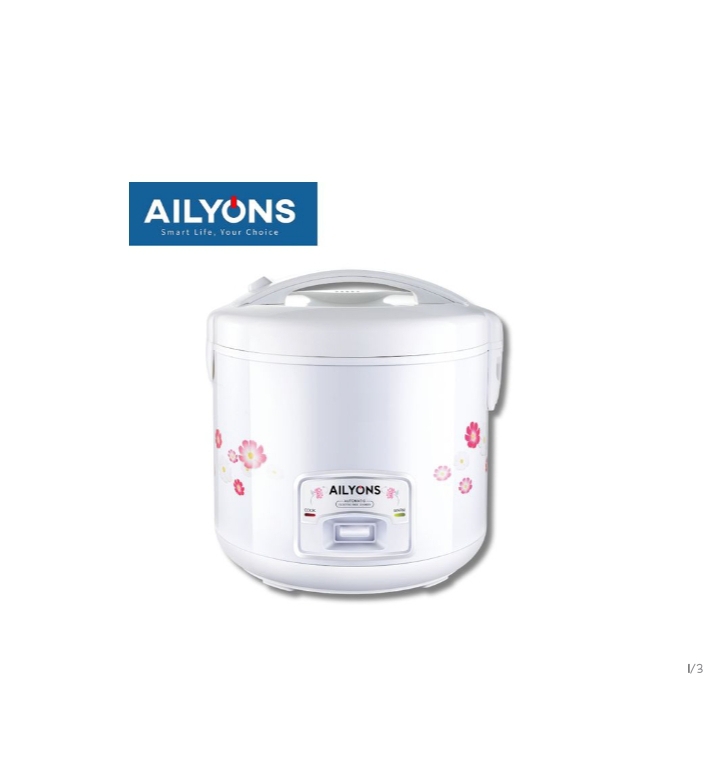 RCX-18B01 Deluxe 1.8L Automatic Electric Rice Cooker 3in1-White