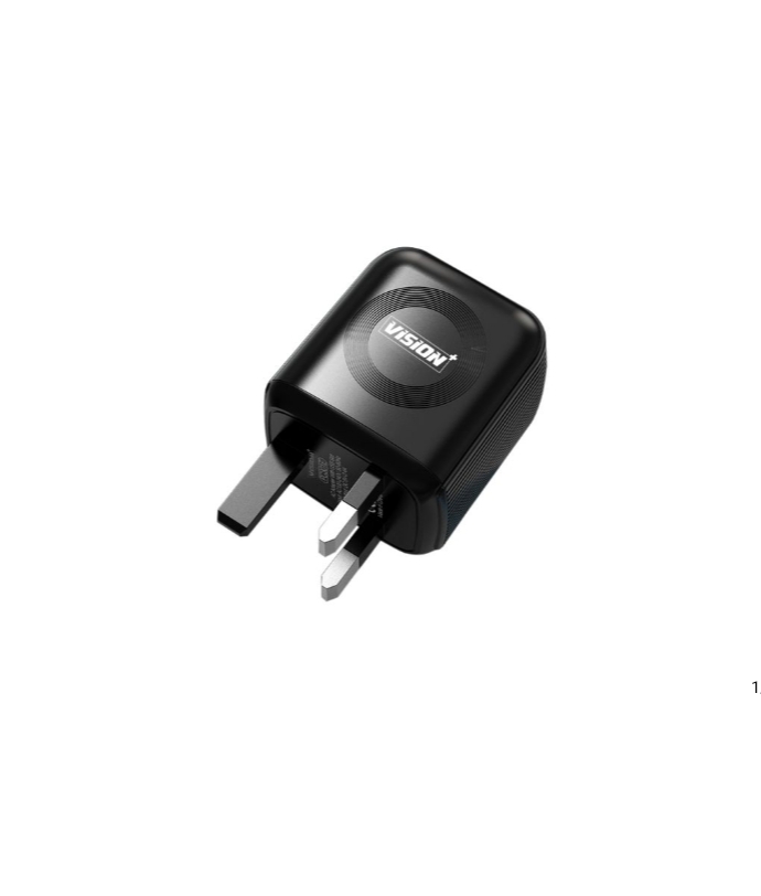 Vision plus Fast Charger With Micro USB-Black