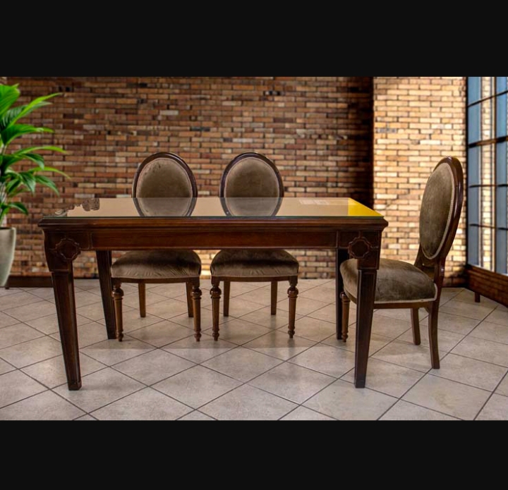 Maple Gather antique dining table