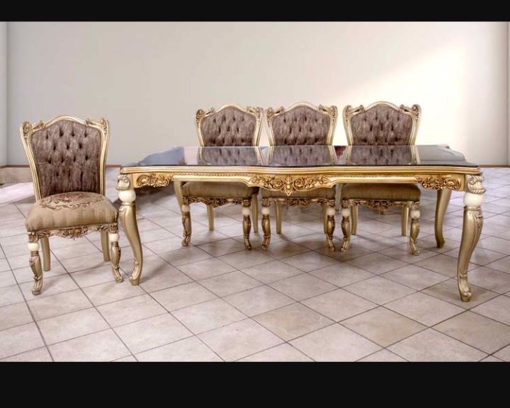 Royal Estate antique dining table set