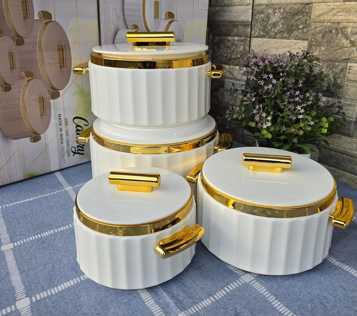Camry 4Pieces High Quality Insulated Stylish Hotpots
