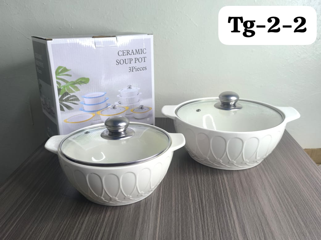 2 Pc Ceramic Serving Bowls