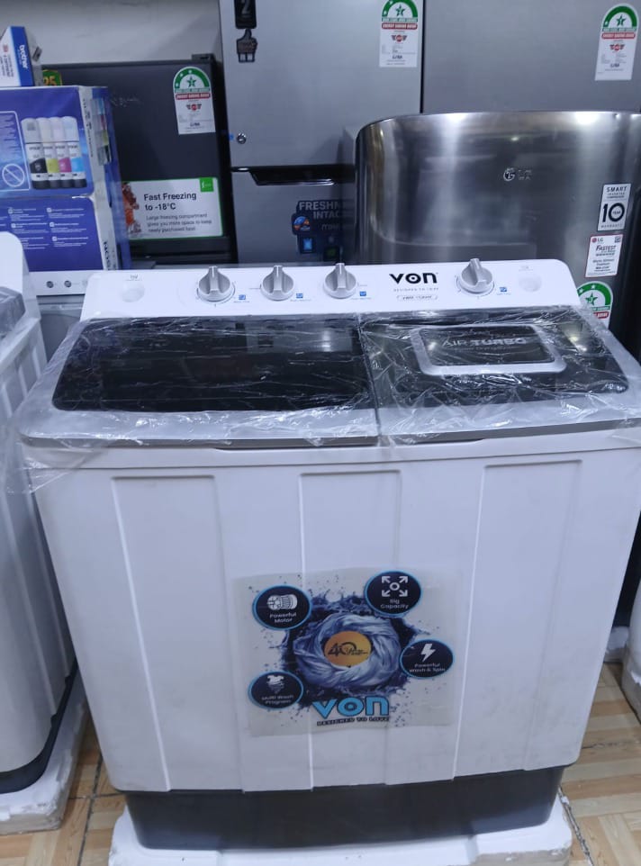 Von 10kg twin tub washing machine