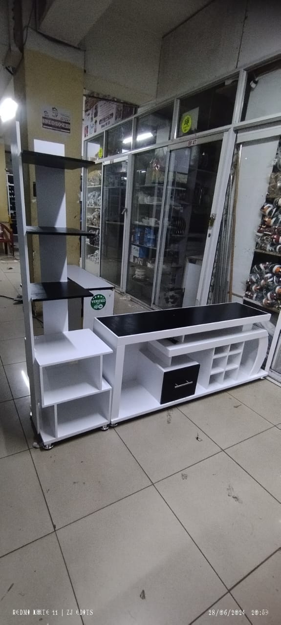 Elegant Tv stand with a side Stand available