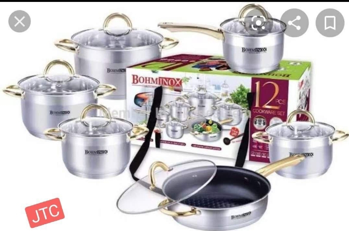 *12pc Bominox Cookware*