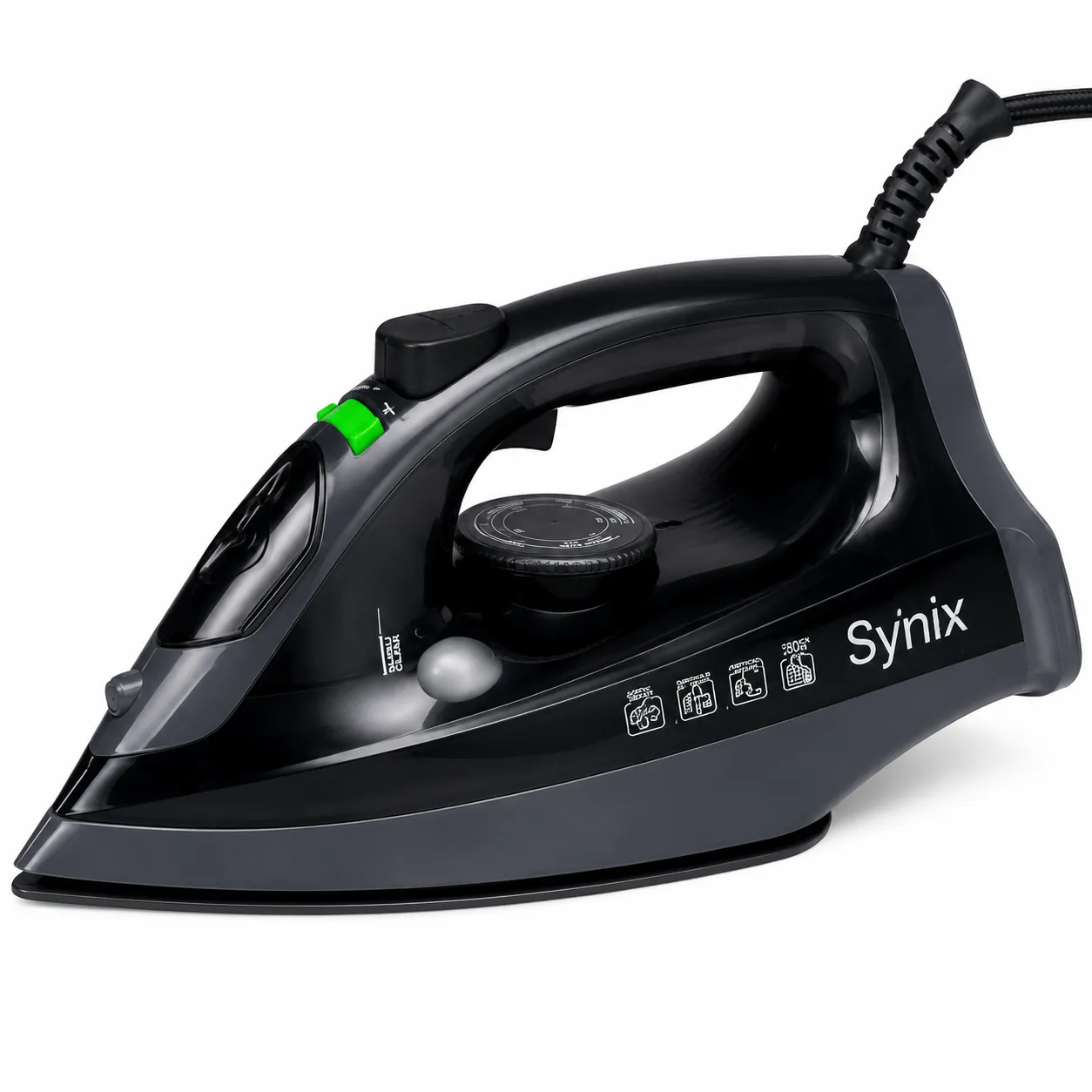 Synix POLEPOLE Steam Iron 1800–2150W | 280ml Water Tank | Non-Stick Soleplate | Fast Heat
