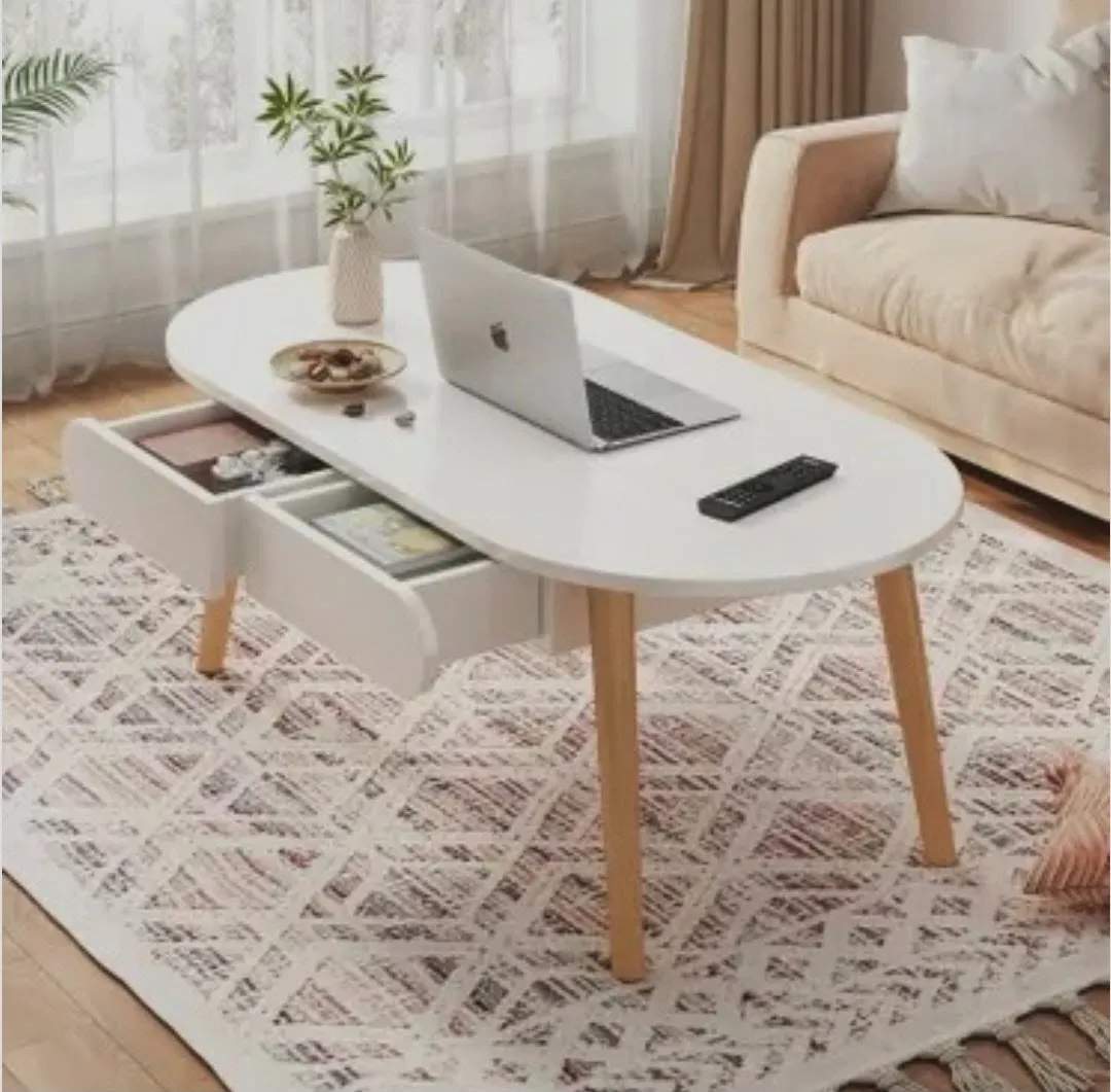 Coffee table with inbuilt storage drawers - Image 3