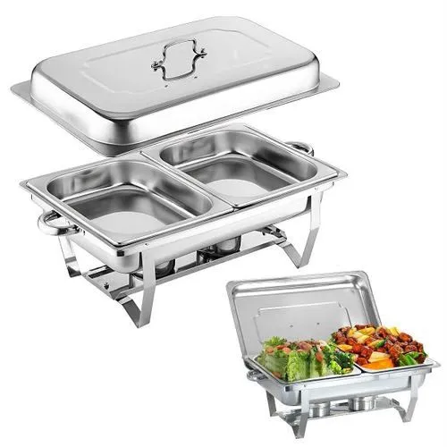 Double tray Rashnik 11ltr Stainless steel chaffing dish