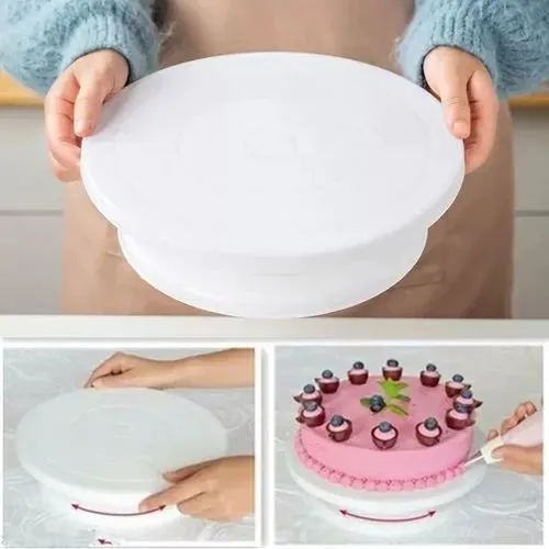 28 CM Quality Cake Decorating Rotating Revolving Turn Table Cake Stand