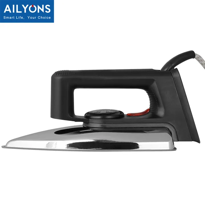 AILYONS HD-199A Electric Dry Iron Box Silver & Black (1YR WRTY) - Image 2