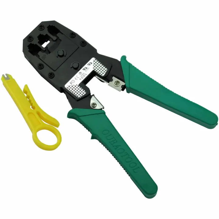 Ethernet Crimping Tool RJ45 and RJ12 RJ11 Blue  4.8  |  Revie