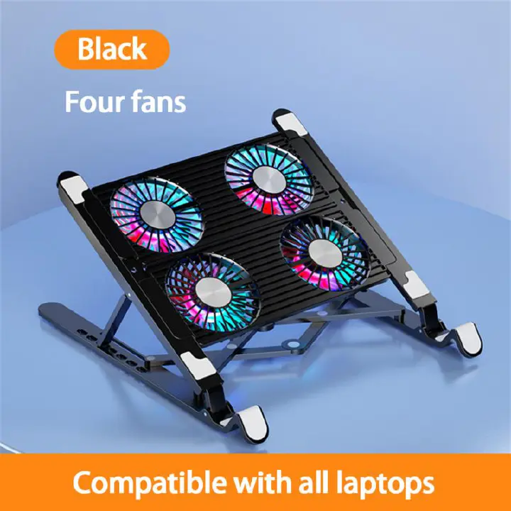 Folding Double Fan Stand Cooling Radiator
