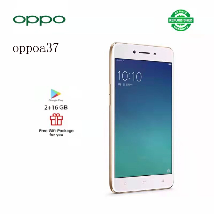 Boxed REFURBISHED OPPO A37 2GB RAM 16GB ROM NON DETACHABLE BATTERY WITH WARRANTY Gold 16GB with 6months warranty