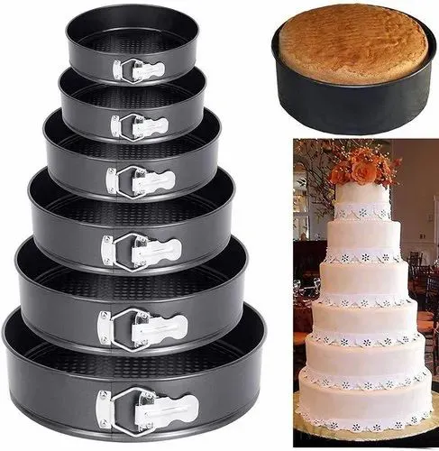 6 in1 cake mould/baking tins - High quality nonstick