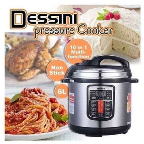 Dessini Electric Digital Pressure Cooker And Rice Cooker