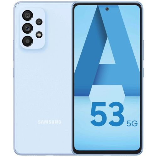 Samsung Galaxy A53 5G, 6.5inch, 128G + 8GB RAM (Dual SIM), 5000mAh, Awesome Blue