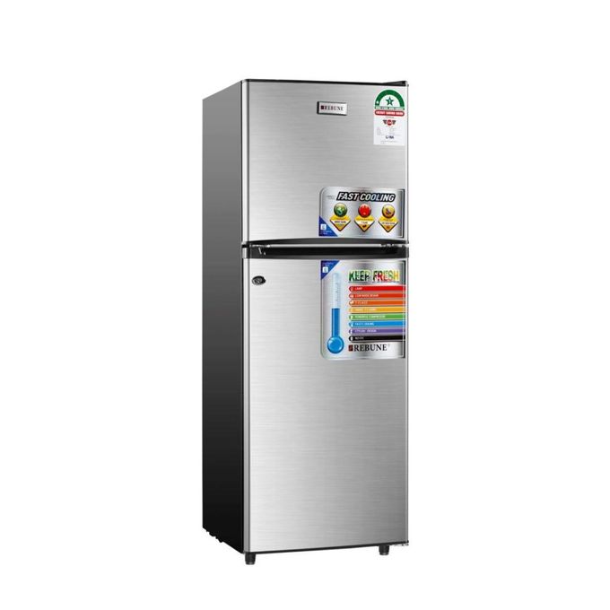 Rebune 235 Liters Double Door Fridge
