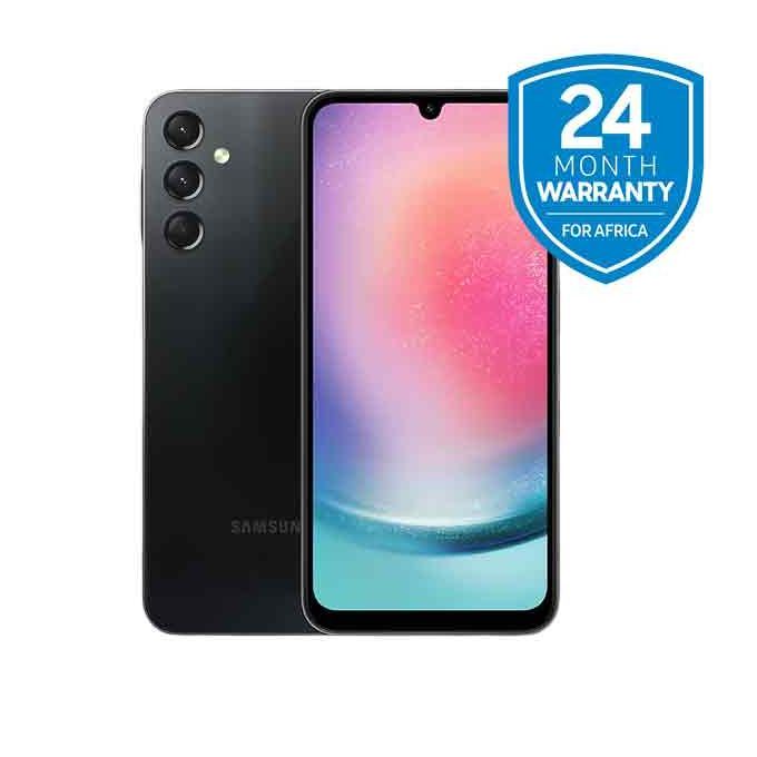 Samsung Galaxy A24, 6.5", 128GB ROM + 6GB RAM, 4G, 50MP, (Dual SIM), 5000mAh, Black