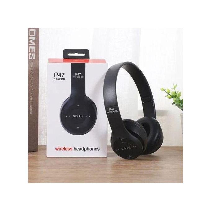 P47 Wireless Bluetooth Headphones Foldable