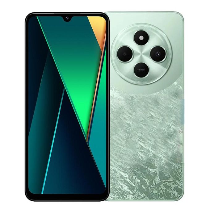 Poco C75, 6.88", 128GB + 6GB RAM (Dual SIM), 5160mAh, Green (2YRS WRTY)