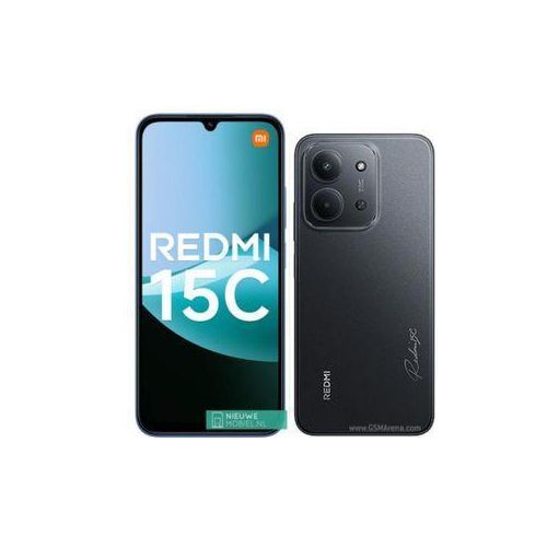 XIAOMI Redmi 15C, 6.9'',up to 4GB Extended RAM+ 128GB Storage, Battery: 6000 mAh,1 YEAR WARRANTY - Black