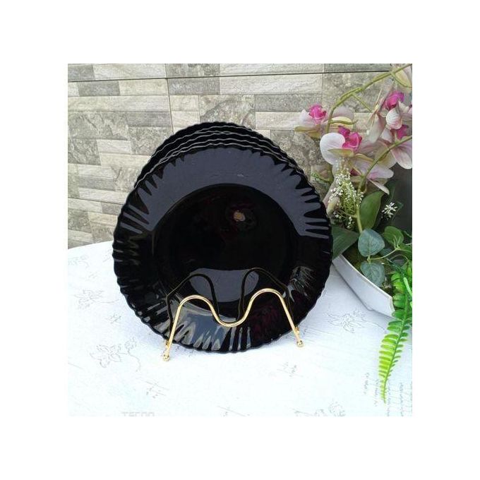 Sundabest Herena Black Dinner Plates