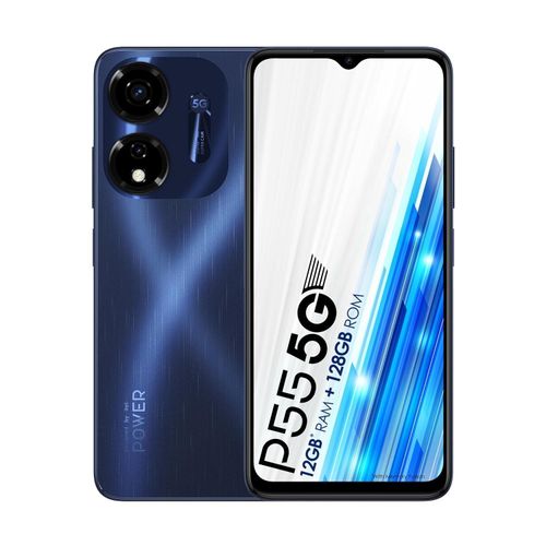 Itel P55 6.6", 128GB + 6GB, (Dual SIM), 5G, 5000mAh - Galaxy Blue (1YR WRTY)