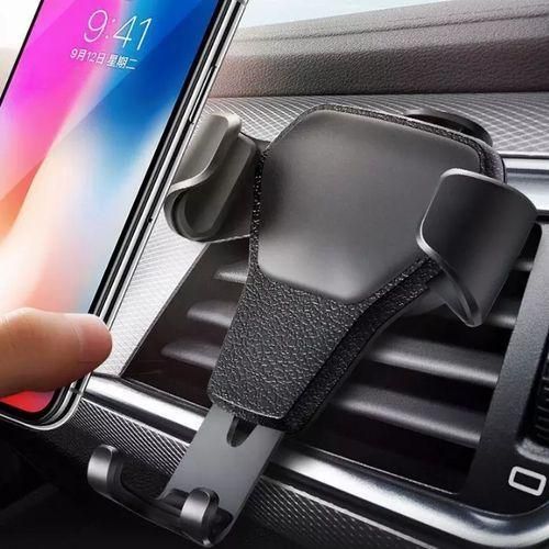 Air Vent Car Mobile Phone Holder - Black