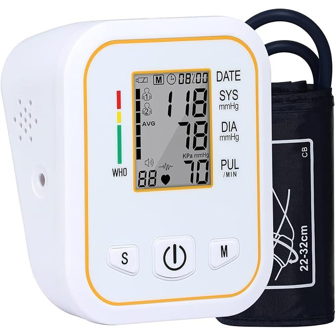 Digital Blood Pressure Monitor Machine Health Vascular Heartbeat Test