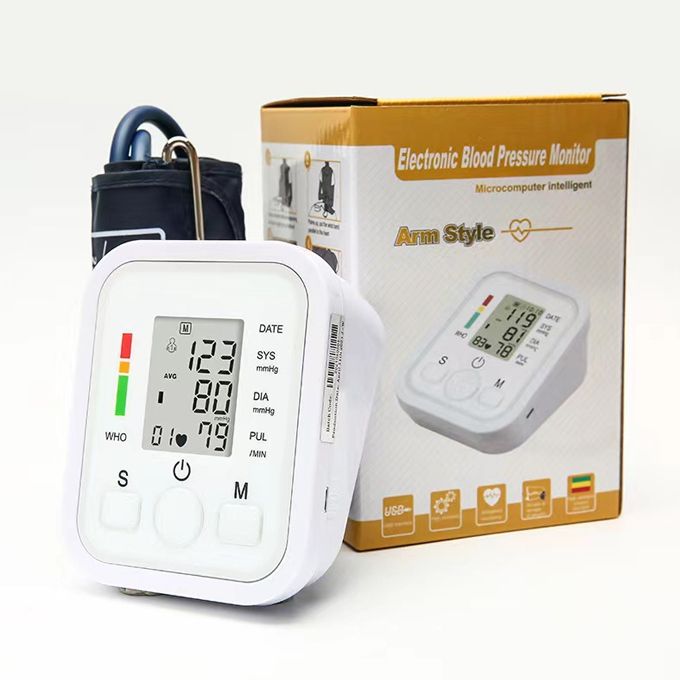 Digital Blood Pressure Monitor Machine Health Vascular Heartbeat Test