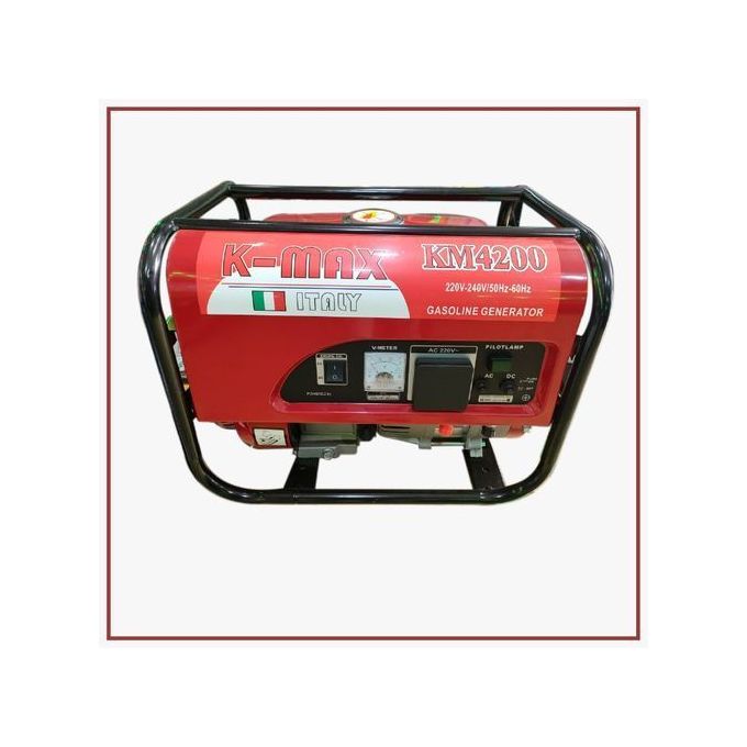 K-Max Commercial Gasoline Power Generator KM4200 2KVA
