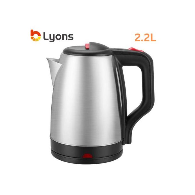 Lyons FK-0326 Stainless Steel 2.2L Electric Kettle-Red - Image 5