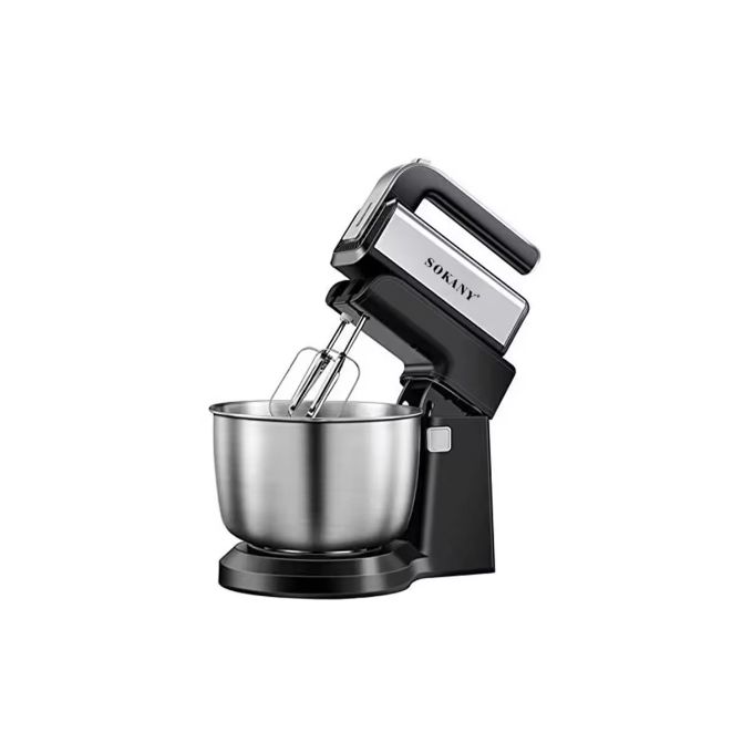 Sokany Quality Kitchen Stand Mixer with Stainless Steel 3.5L bowl Egg Whisk, Dough Hook, Flat Beater - Image 4