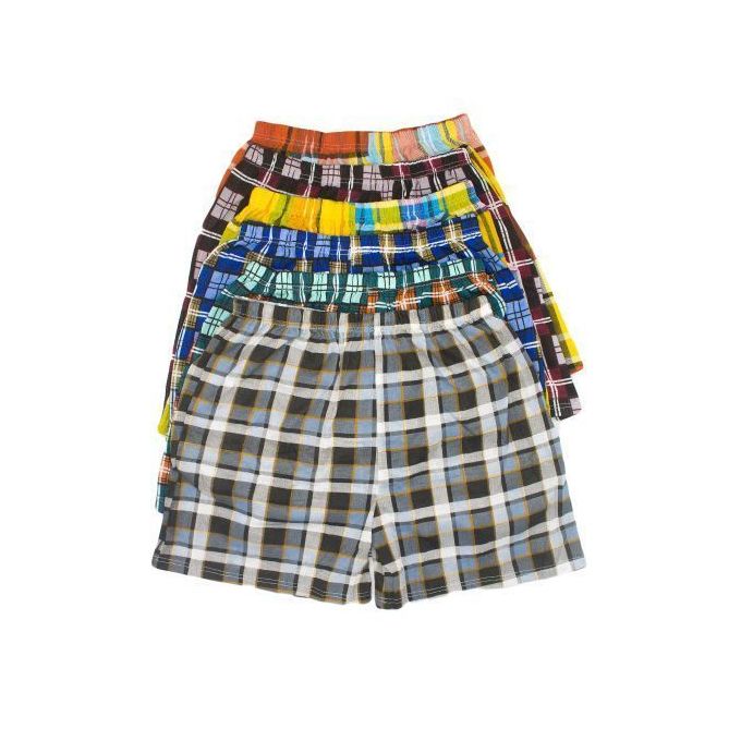 Fashion 6Pcs Soft Cotton Checked Men's Boxers – Multicolor - Image 4