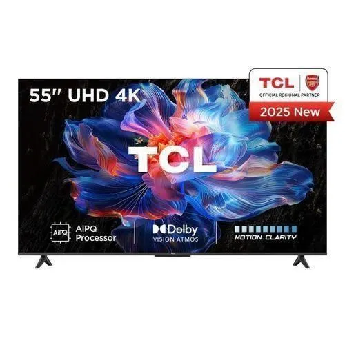 55T6D 55 Inch QLED TV 4K HDR Smart GOOOGLE TV With Dolby Vision And Atmos, HDR10+ (2026)