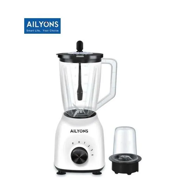 AILYONS AILYONS 1.6L 350W 2-in-1 Blender & Grinder - Stainless Steel Blades, 4-Speed, Leak Resistant