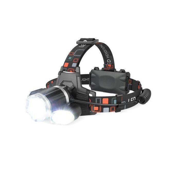 Rechargeable Headlamp,5000 Lumen Waterproof LED Headlight