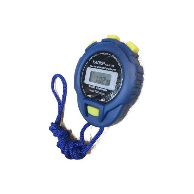 Kadio Handheld LCD Digital Timer Stop Watch Sports Odometer Waterproof Stopwatch - Image 2