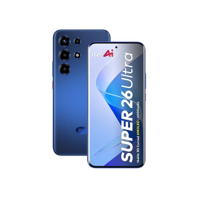 Itel S26 Ultra, 6.78", 256GB + 8GB RAM (Dual SIM), 6000mAh, BlackBlue - Image 5