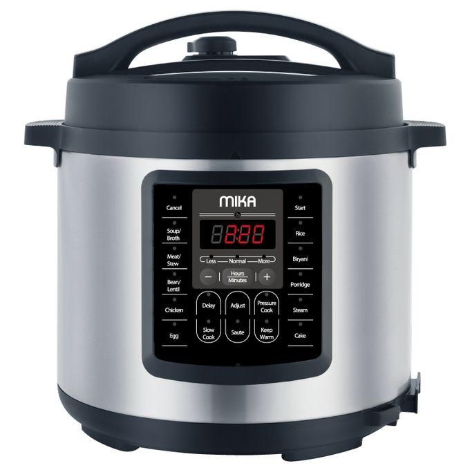 Mika Electric Pressure Cooker, 6L, Stainless Steel
