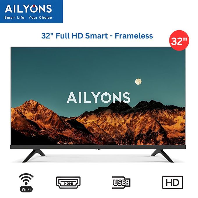 AILYONS LST3208W 32" Smart Android FHD Frameless TV - HDMI, (1YR WRTY) - Image 5