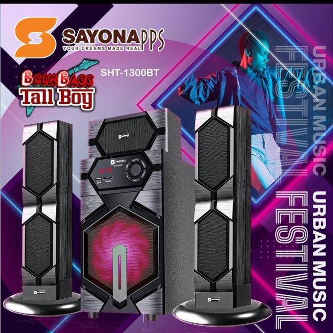 Sayona SUBWOOFER HOME THEATRE SYSTEM-20,000W-USB-BT-FM